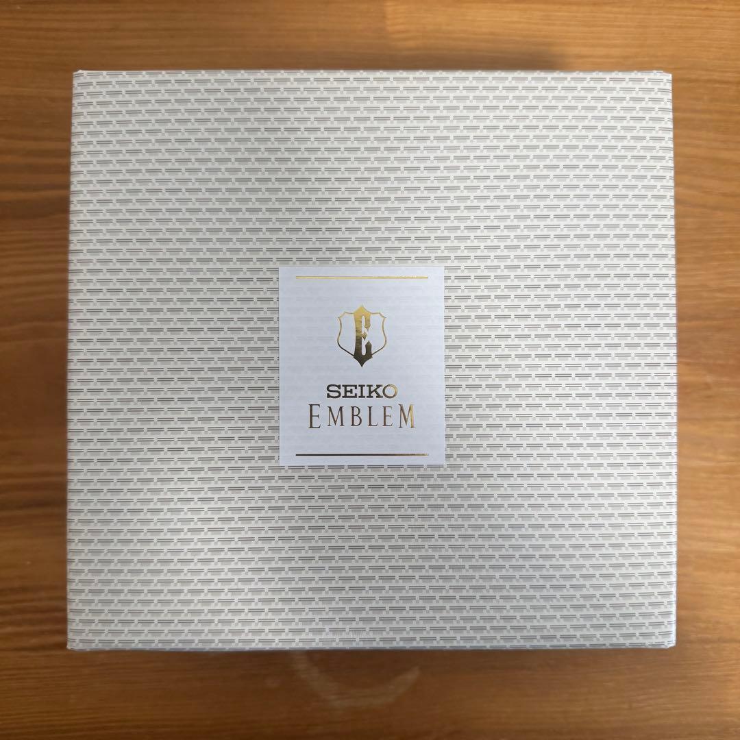 SEIKO EMBLEM 置き時計 アナログ HW588W