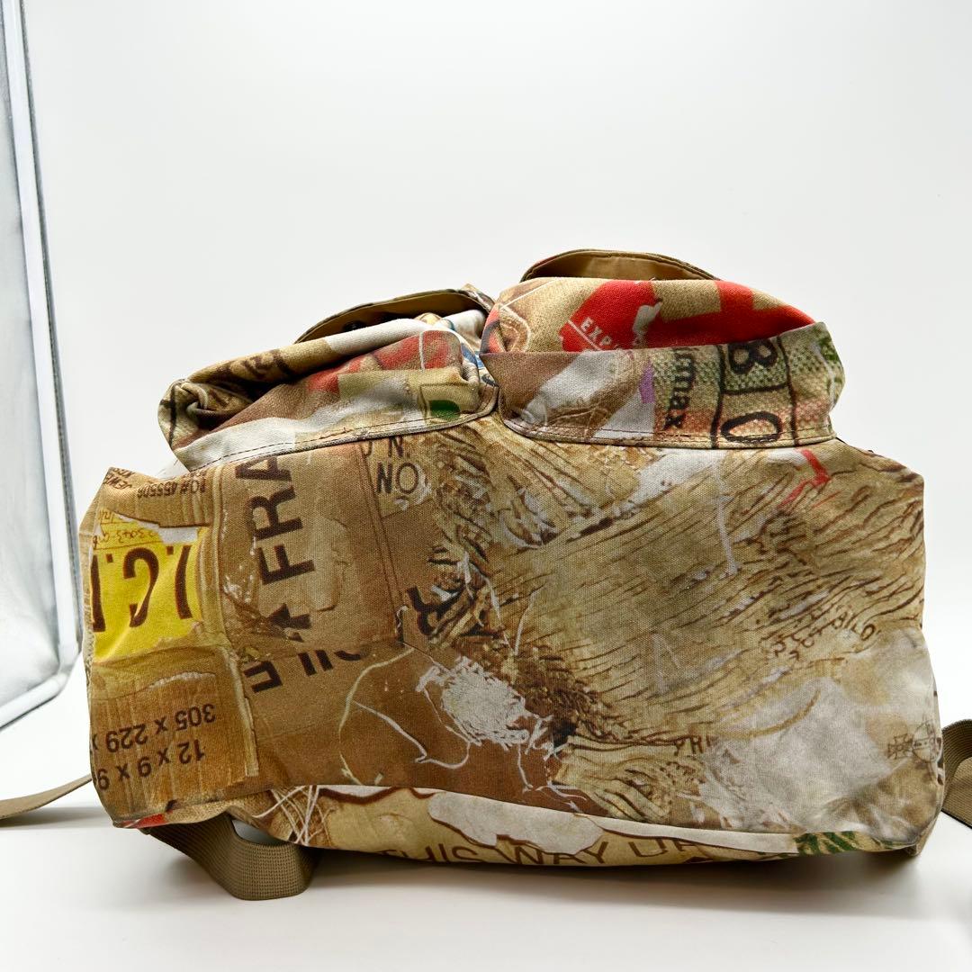 ヴィヴィアンウエストウッド オーブ キャンバス 総柄 レザー リュック