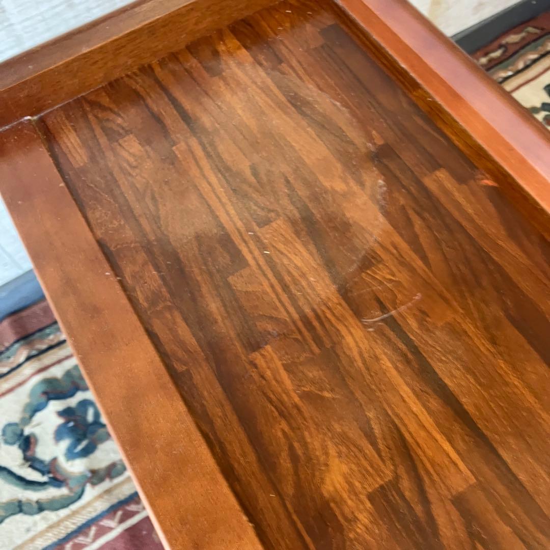 昭和レトロ カリモク 木製コールキャビネット 電話台 飾り棚 コンソールテーブル