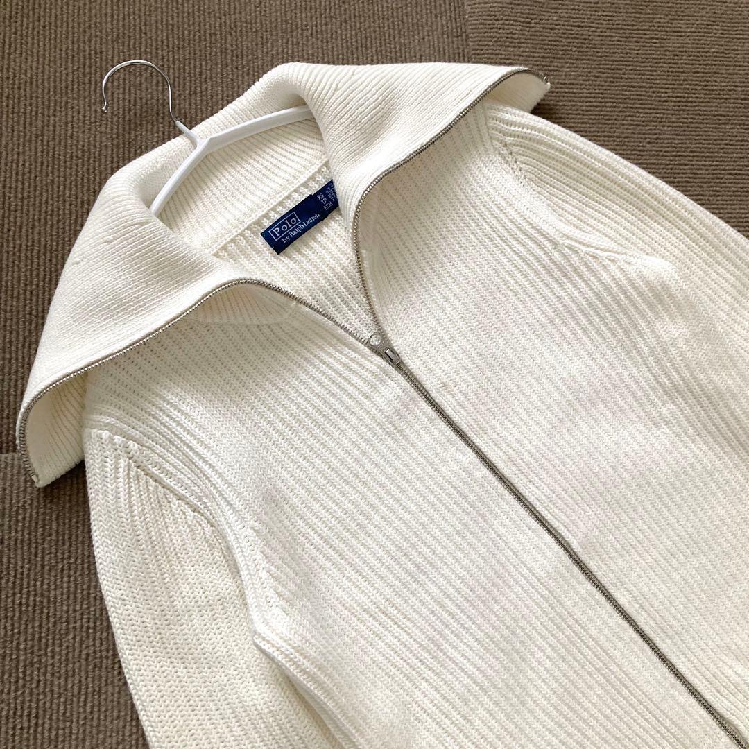 美品 2024年製 ポロ ラルフローレン ドライバーズ ニット カーディガン