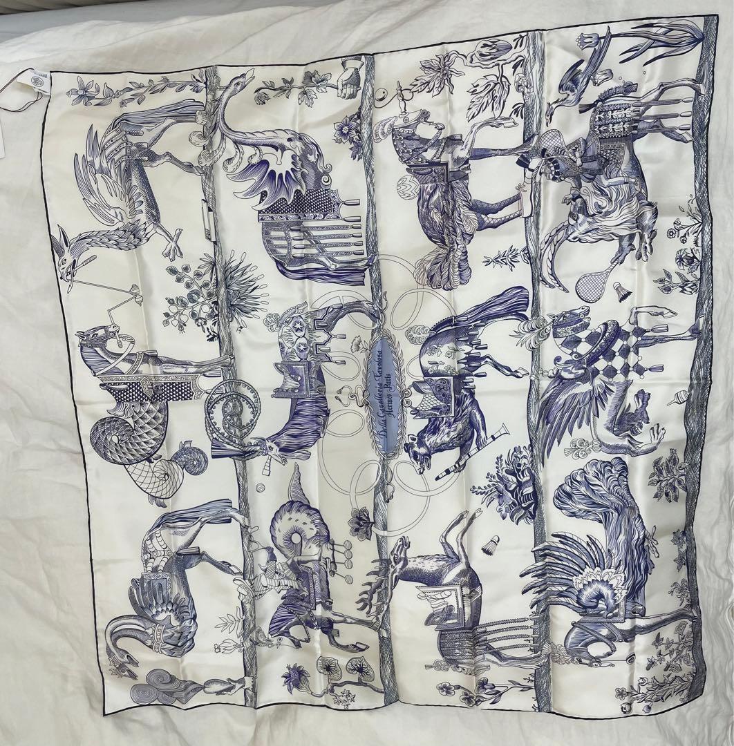 新品未使用HERMESカレ90ダブルフェイス