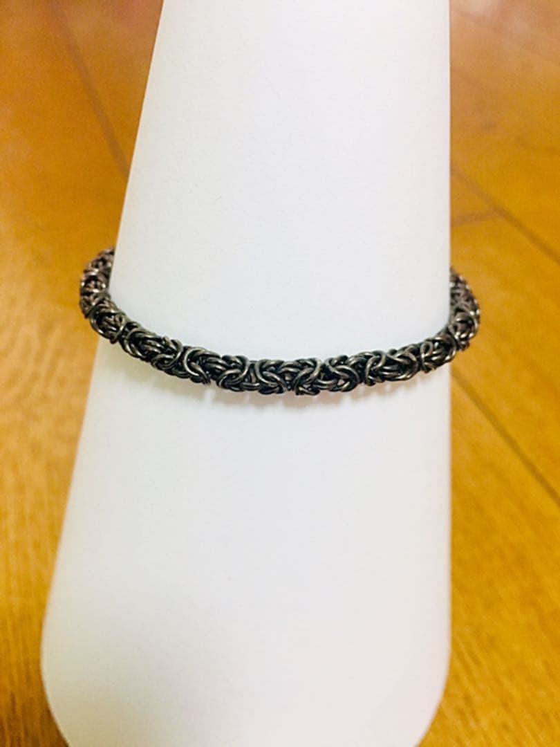 ビザンチン編み　ブレスレット【美品】【価格交渉可】【一点物】