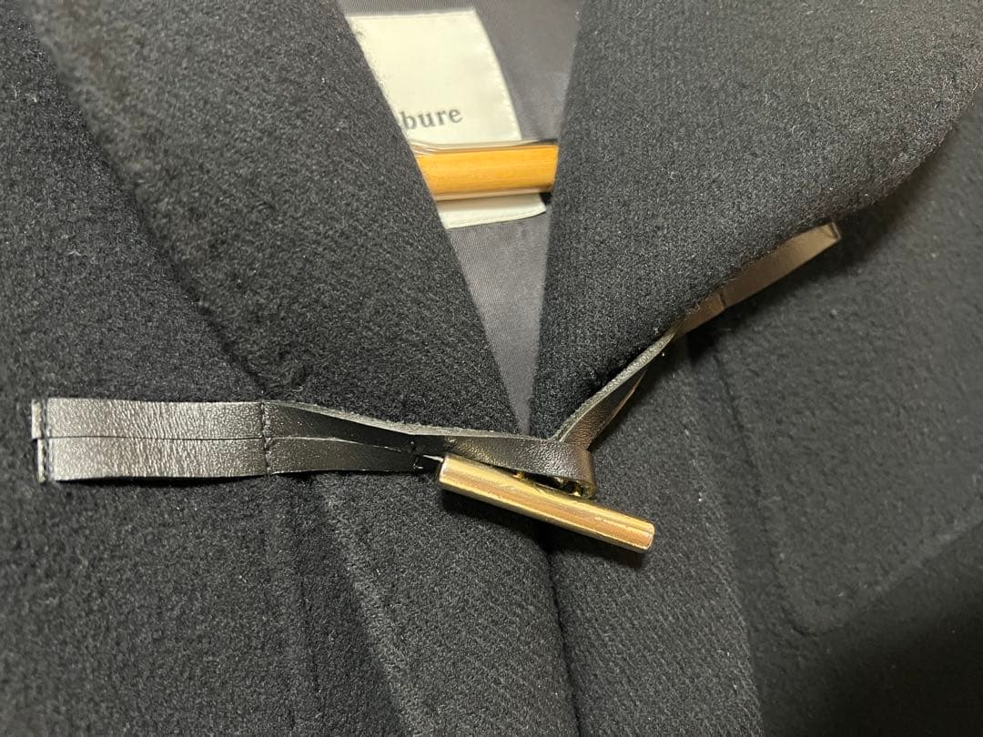 ebure ♡ウールリバーダッフルコートBLACK【完売品】※最終値下げ※