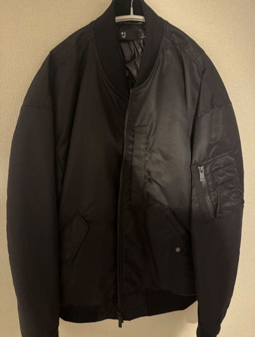 【値下げ！】＋J ユニクロ ダウン ブルゾン MA-1 Lサイズ