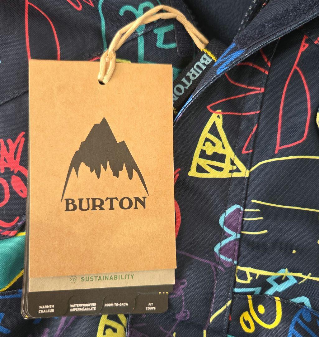 新品 バートン BURTON キッズ 100サイズ スノーウェア 4T つなぎ