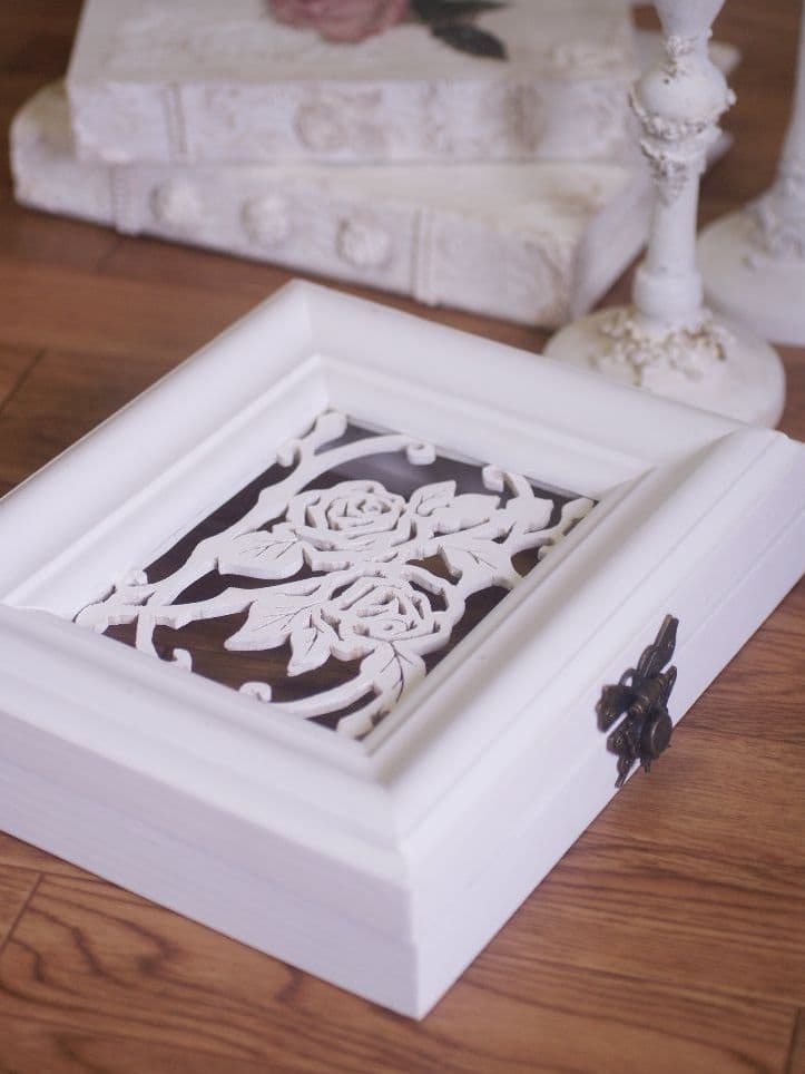 ムニュムニュ インターフォン カバー フレーム バラ シャビー シャビーシック