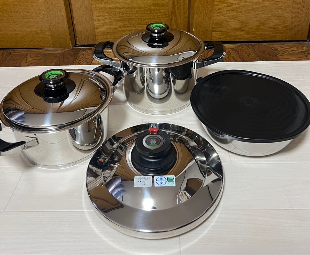 新品未使用　AMC エイ.エム.シー セコクイック圧力鍋 4点セット