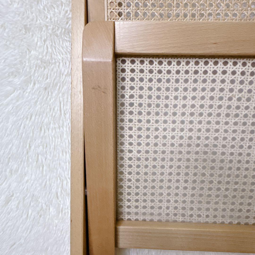 Mash フォールティング　ラタンチェア　折りたたみ　　ヴィンテージ　インテリ