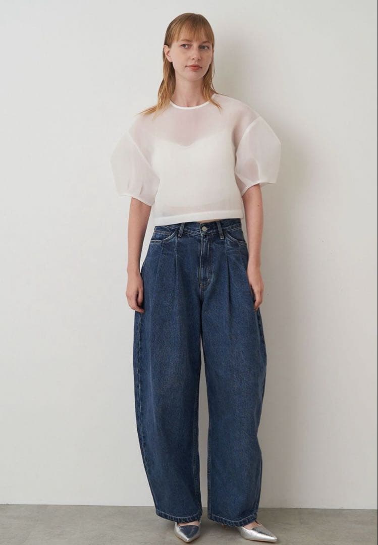 完売品★新品未使用タグ付　エレンディーク メッシュボンディングクロップドトップ