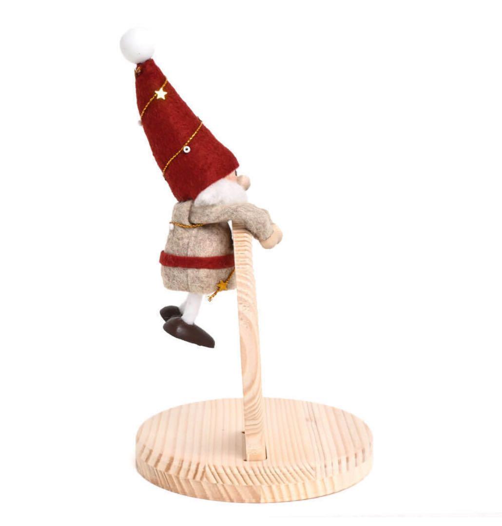 ★te-nori限定ノルディカニッセ　ぶら下がりサンタ＆スタンドセット