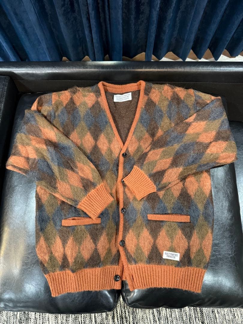 トップス WACKO MARIA MOHAIR CARDIGAN
