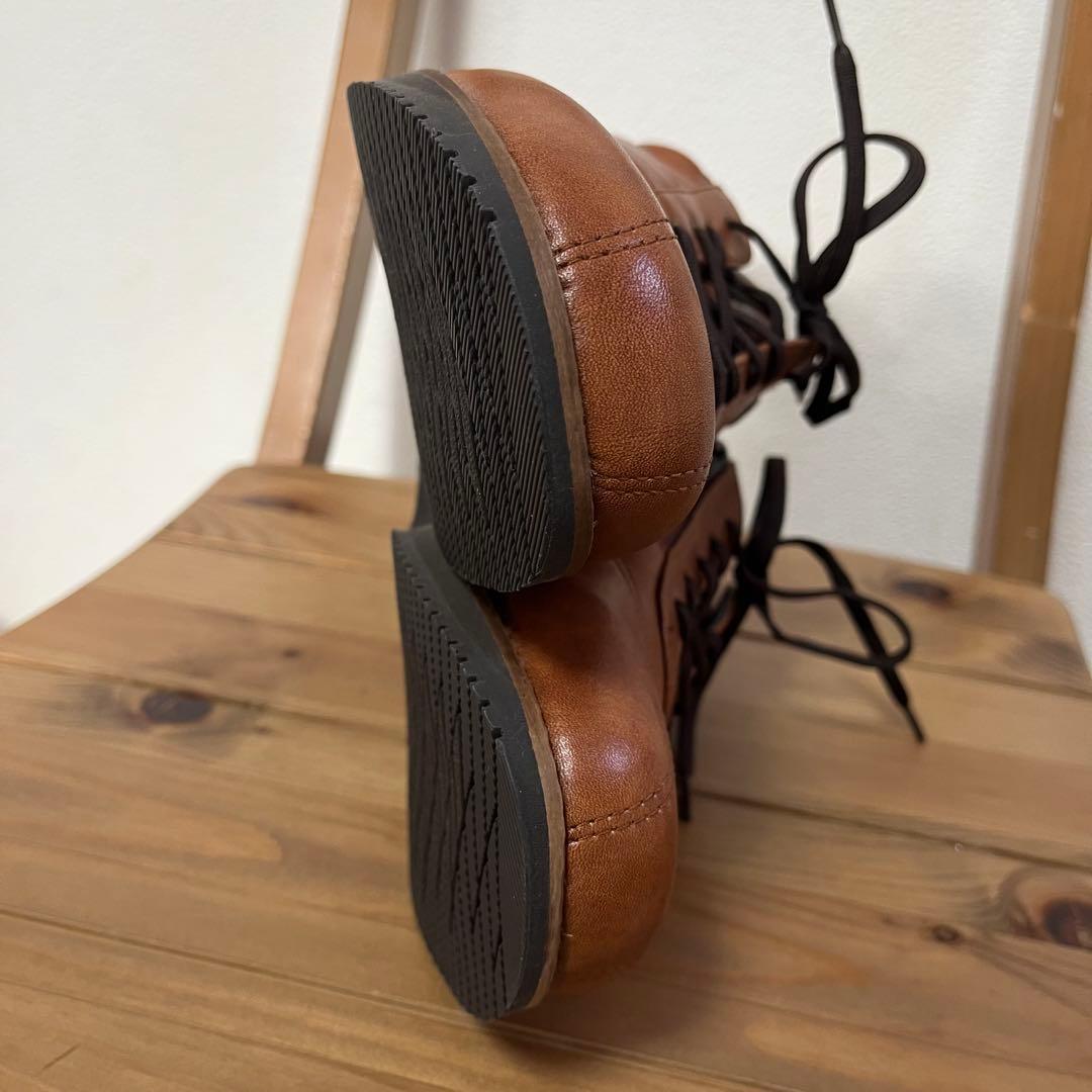 未使用✨アサヒ メディカル ウォーク　24.5cm ブラウン　レザースニーカー