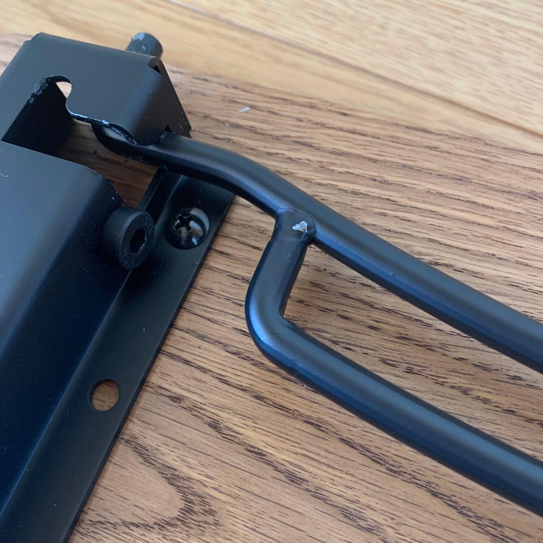 値下げ不可:SOLIDWOODSHELF テーブル（ウッドバー付き）