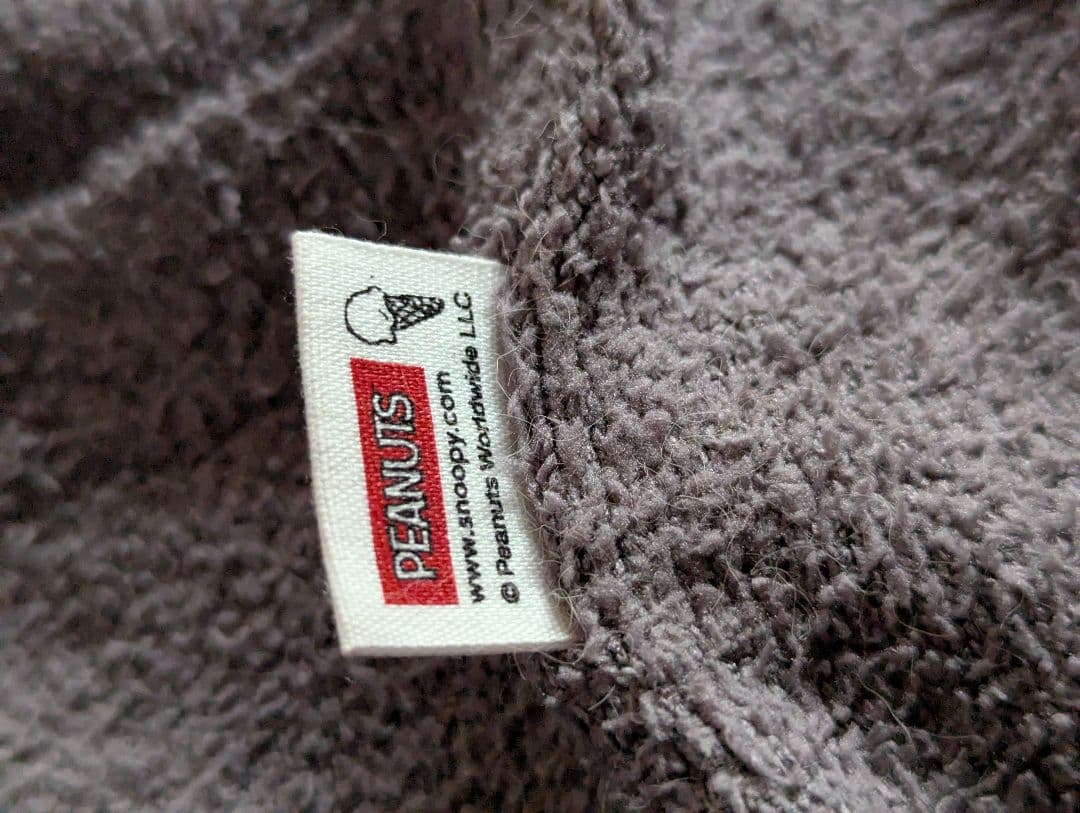 美品 ジェラートピケ スヌーピー コラボ ルームウェア セットアップ グレー Ｆ