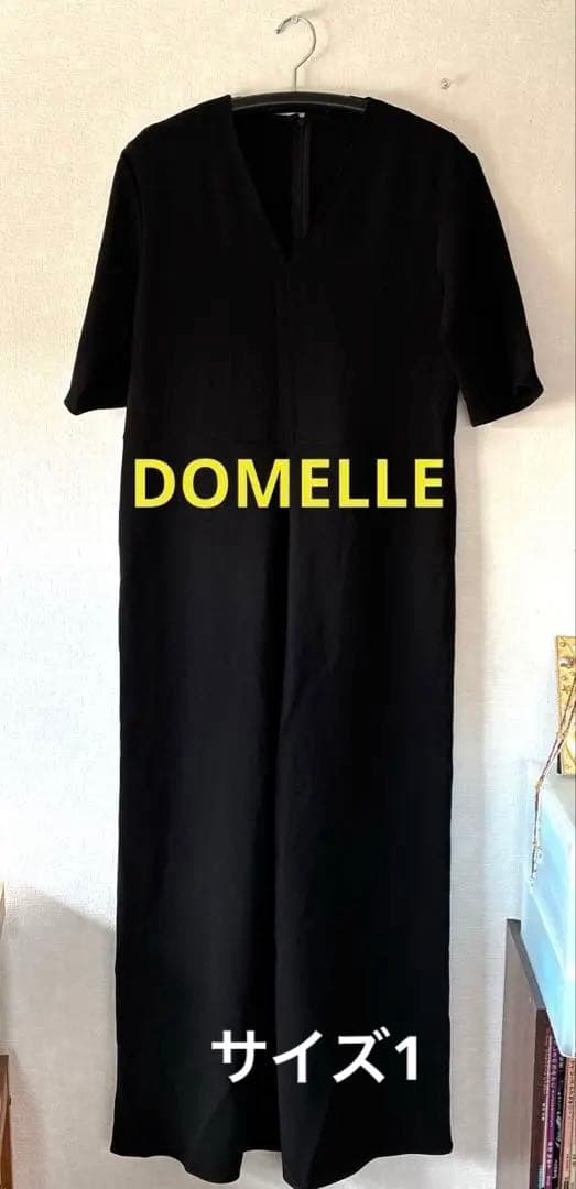 DOMELLE 黒 オールインワン サイズ1 メルローズ　日本製　お値下げ