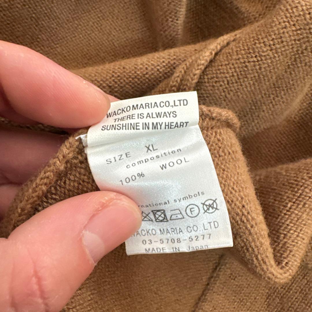【WAKOMARIA】ブラウンニットカーディガン
