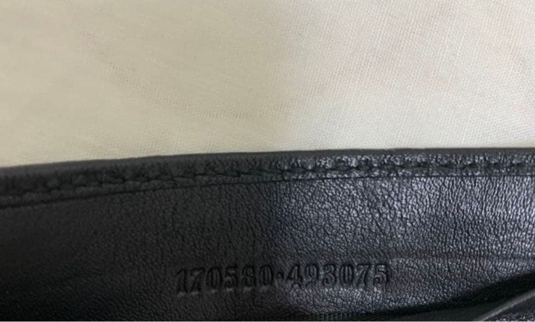 y*様 グッチ マネークリップ GG 二つ折り ブラック