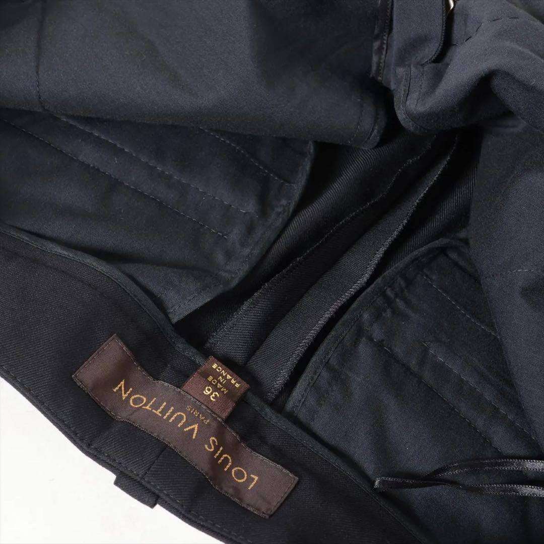 ヴィトン 08AW ウール セットアップ 36 ブラック RW082Aレディース