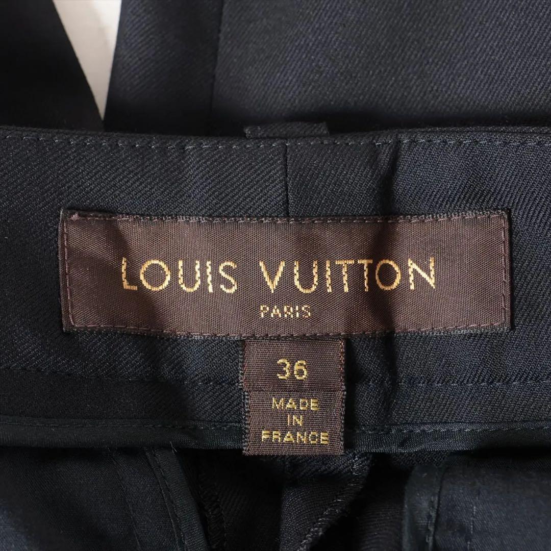 ヴィトン 08AW ウール セットアップ 36 ブラック RW082Aレディース