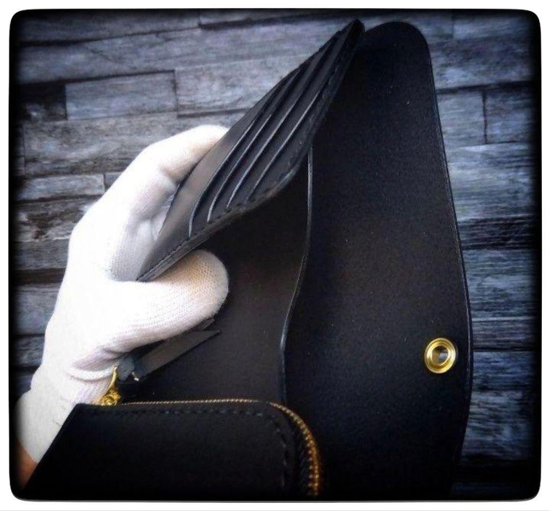 ジョン◆限定品◆　ショート　ウォレット　◆　ブラック　カスタム可