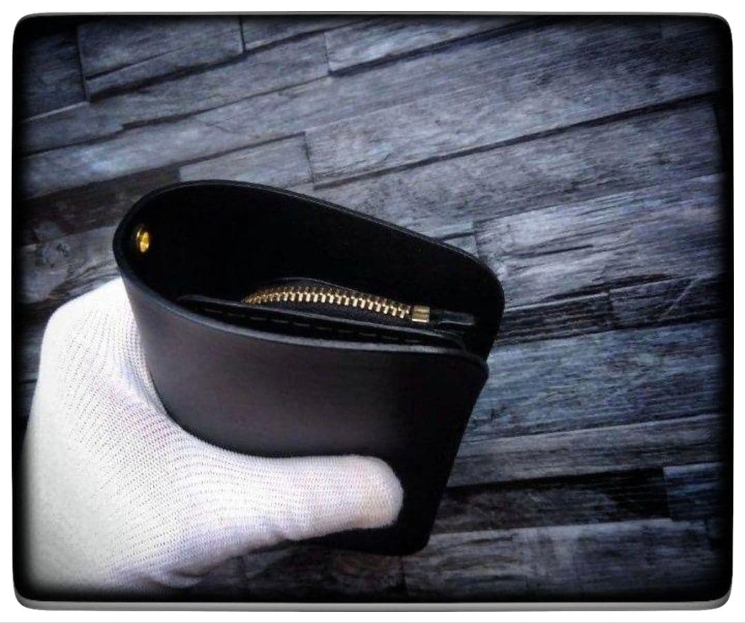 ジョン◆限定品◆　ショート　ウォレット　◆　ブラック　カスタム可