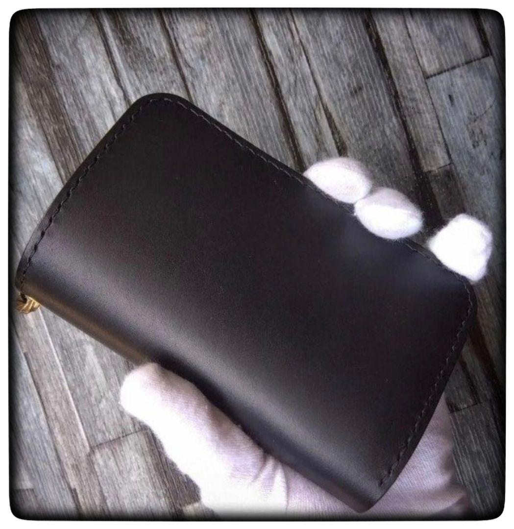 ジョン◆限定品◆　ショート　ウォレット　◆　ブラック　カスタム可