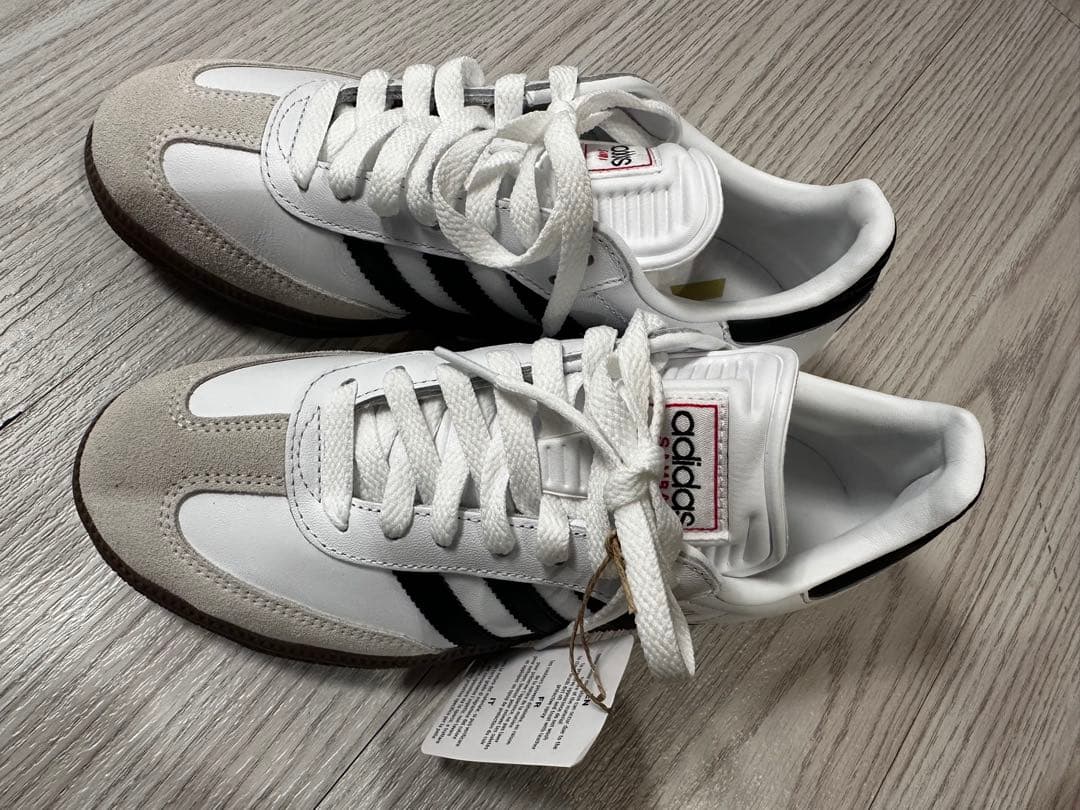新品！adidas Samba ホワイト24センチ
