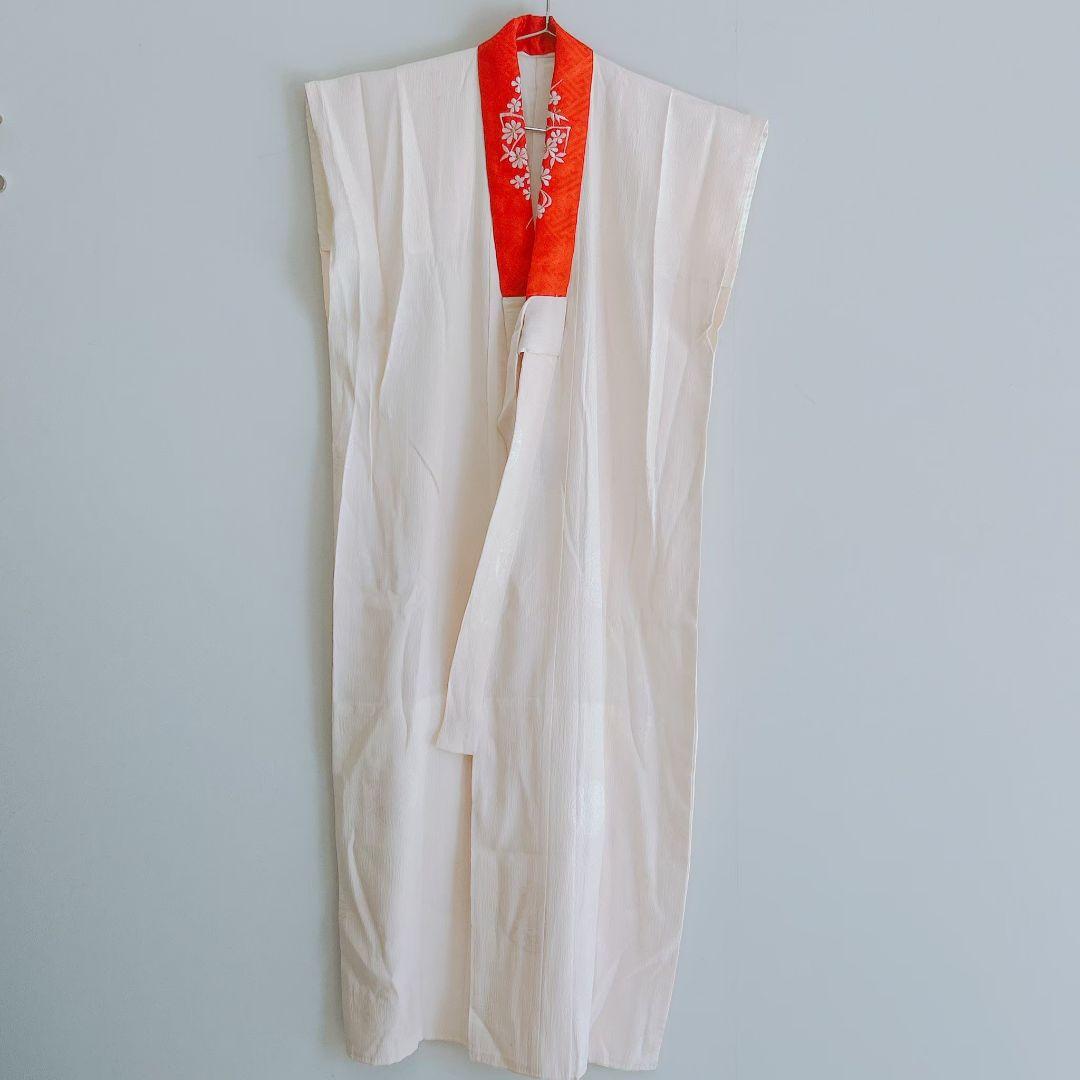 七五三　7歳　女の子　着物フルセット　小物セット　赤×紺　5242