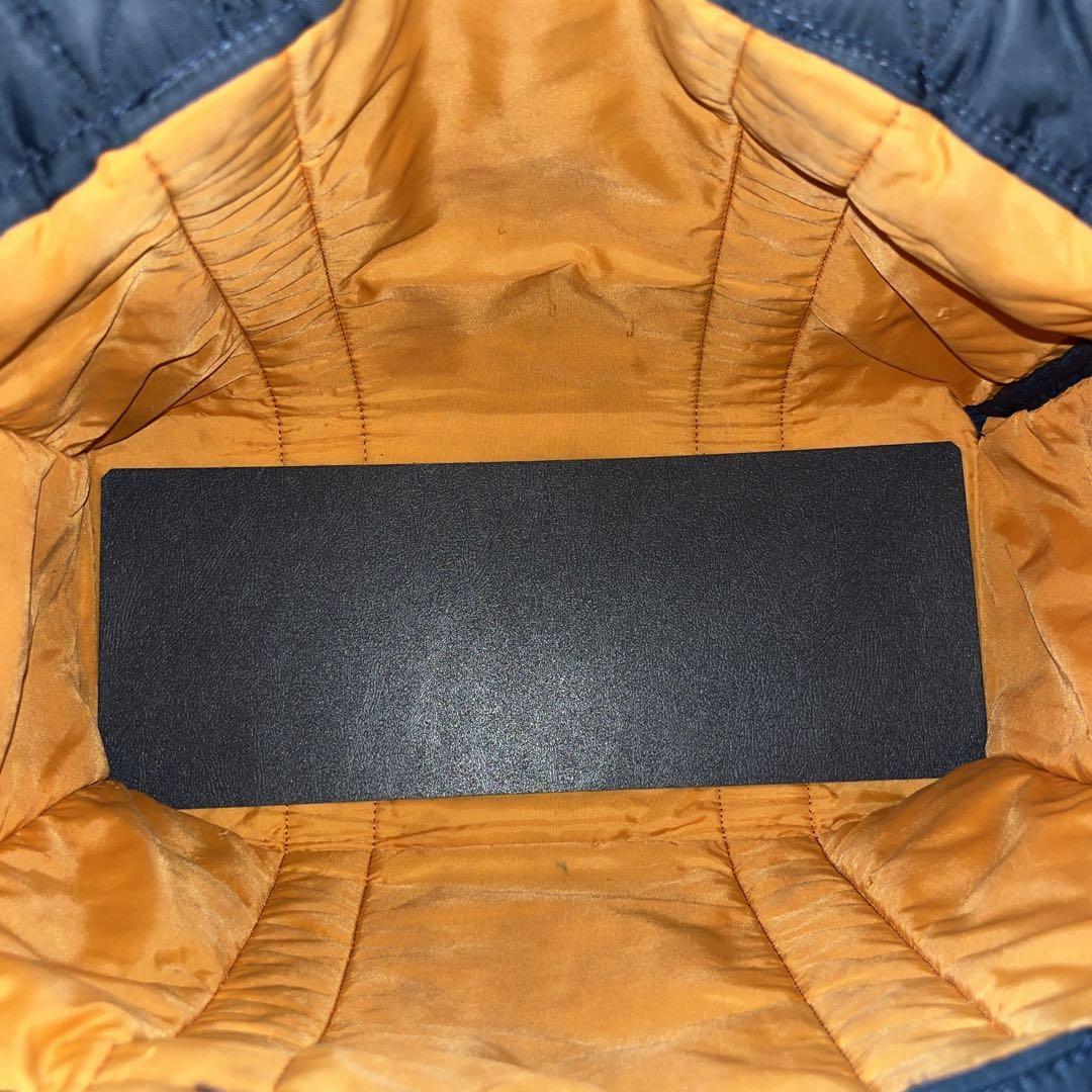 ヘッドポーター　タンカー　ハンドバッグ　ミニトート　ナイロン　紺　藤原ヒロシ