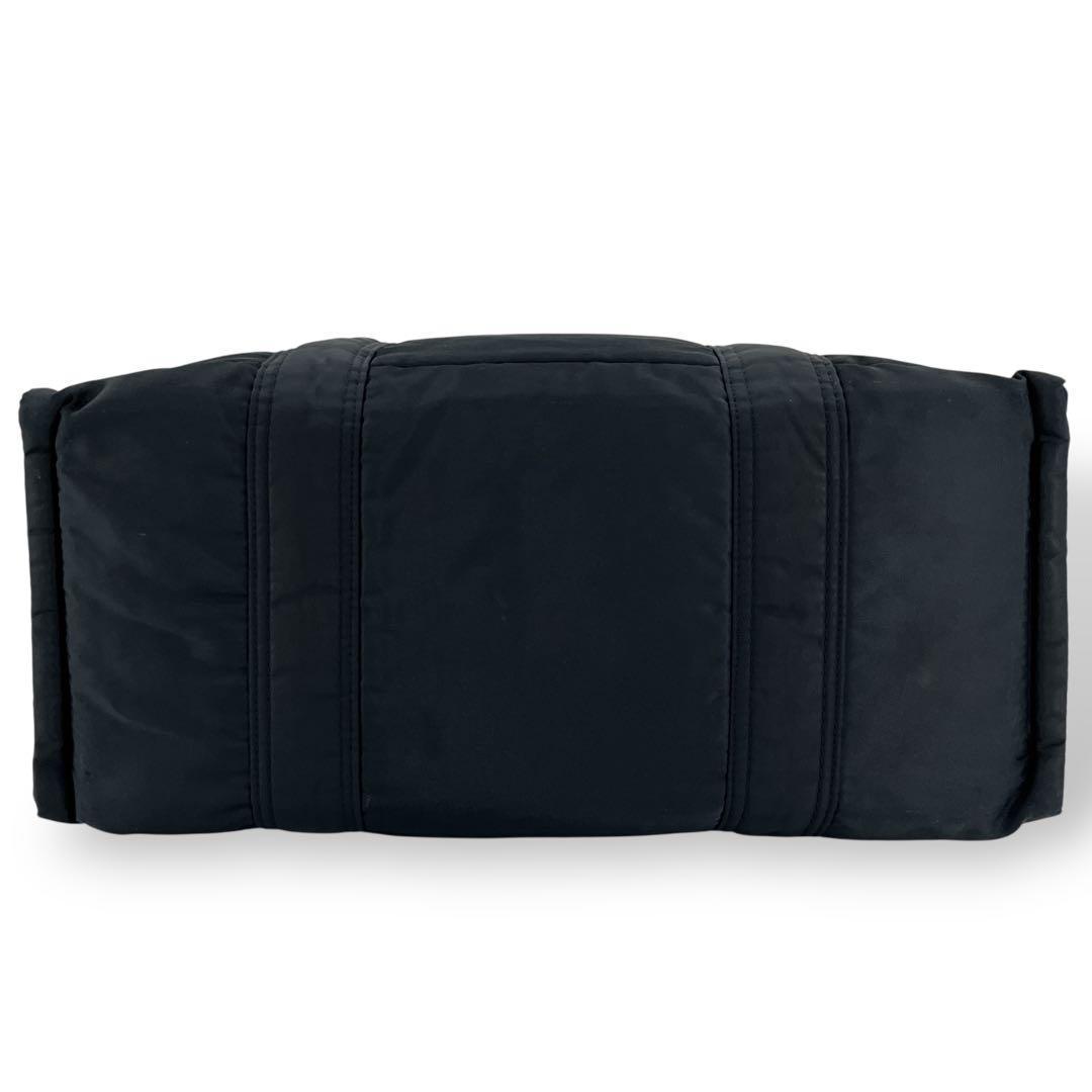 ヘッドポーター　タンカー　ハンドバッグ　ミニトート　ナイロン　紺　藤原ヒロシ