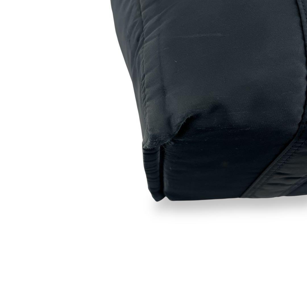 ヘッドポーター　タンカー　ハンドバッグ　ミニトート　ナイロン　紺　藤原ヒロシ