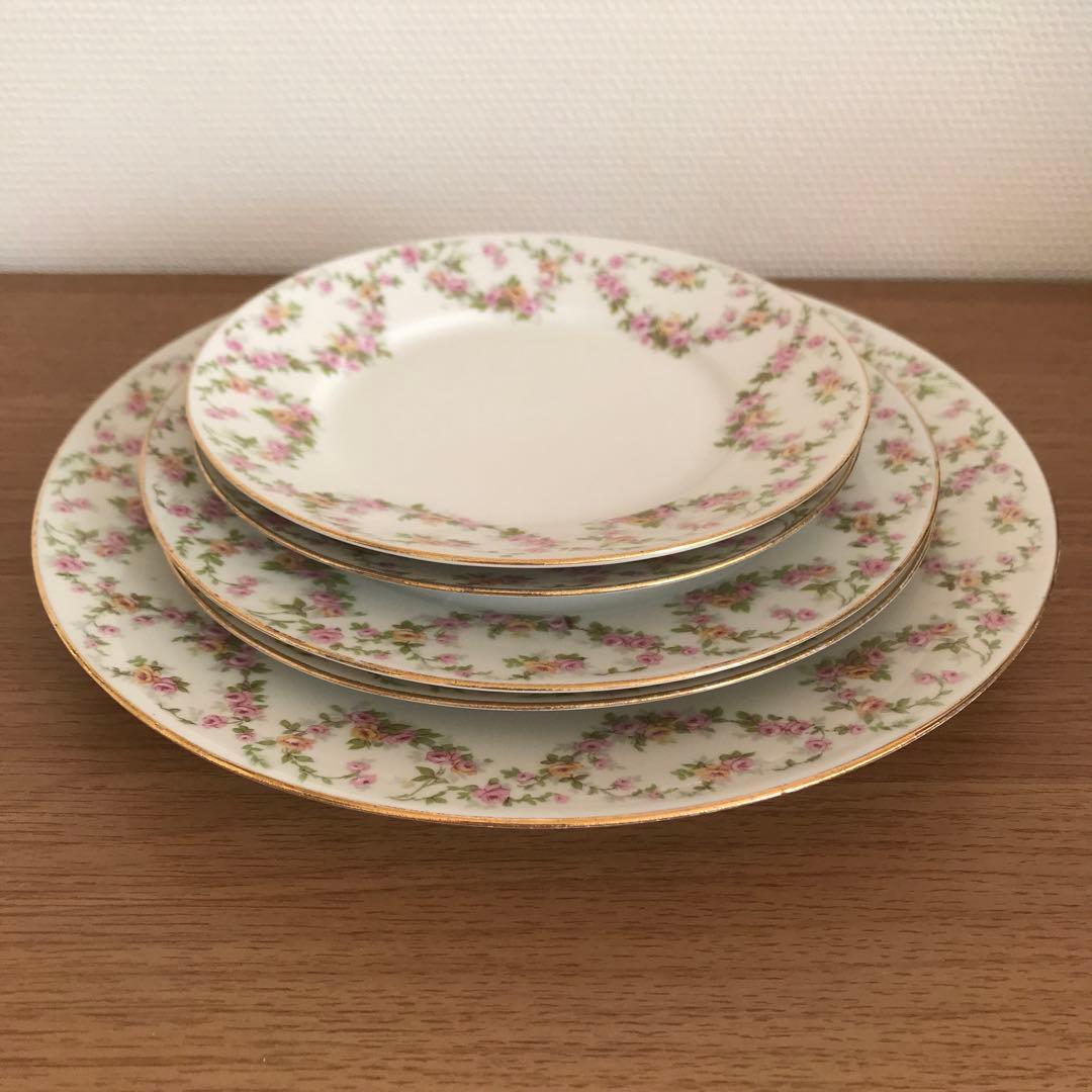Limoges リモージュ　フランス　プレート　5枚　セット