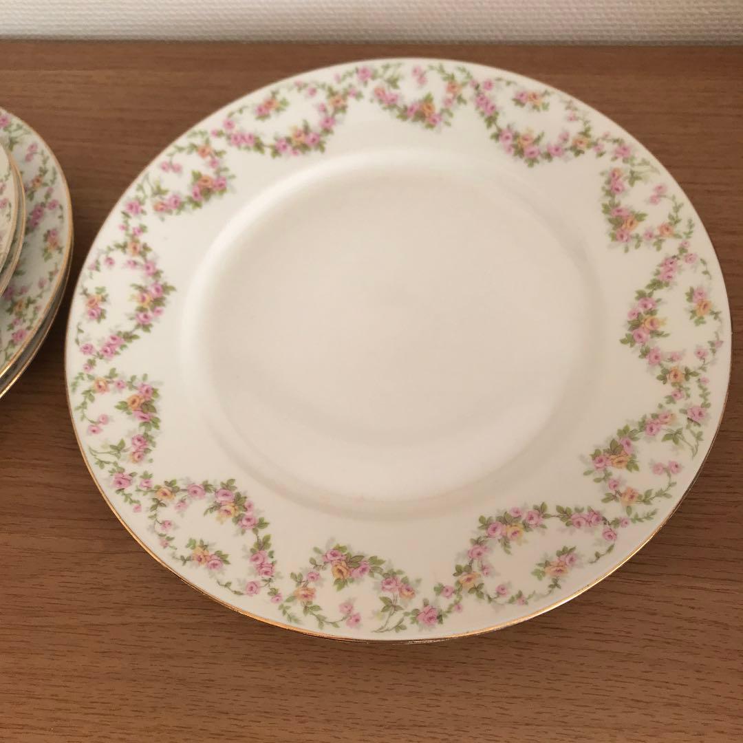 Limoges リモージュ　フランス　プレート　5枚　セット