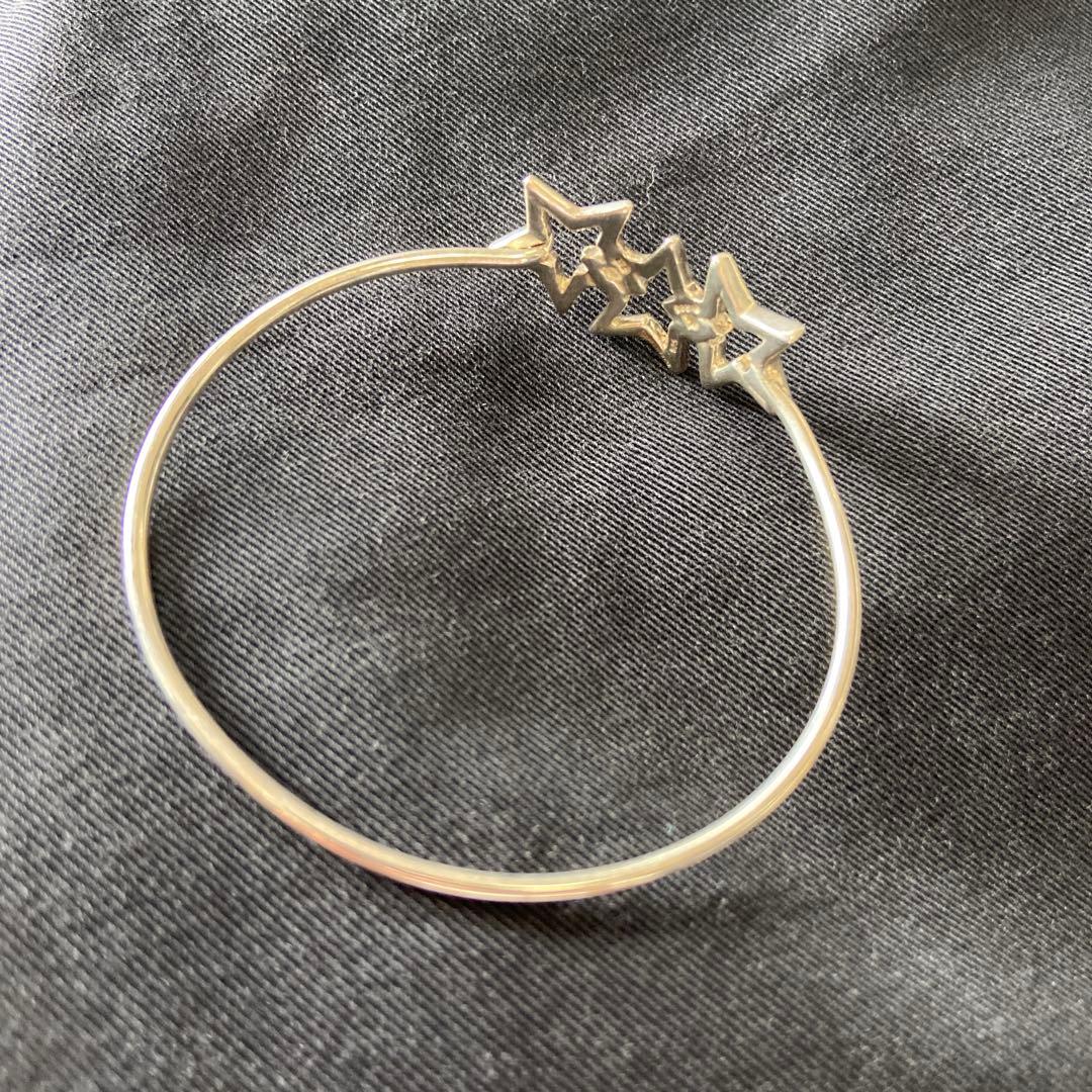 ティファニー シルバー バングル トリプルスター バングル