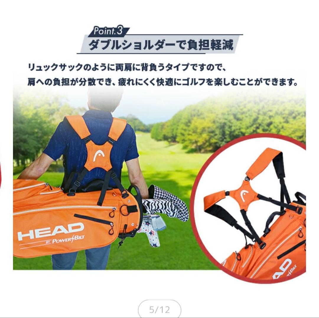 ケンママHEAD POWER 161 ピンク ゴルフバッグ 未使用