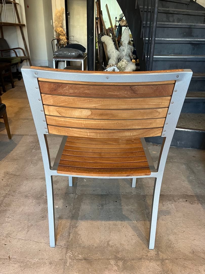 Maiori マイオリ　ガーデンチェア　アルミ　チーク