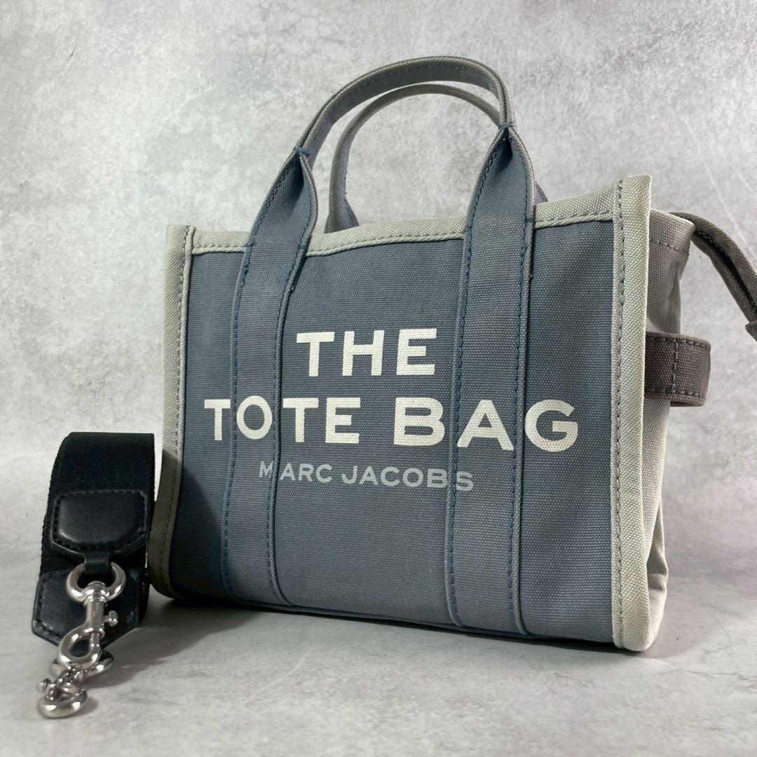 ✨稀少✨美品✨マークジェイコブス　ザ トートバッグ　2way カラーブロック　青