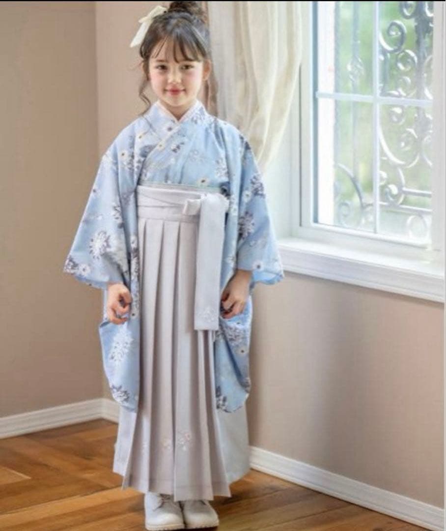 キャサリンコテージ袴セット　専用襦袢付き　120センチ　卒園式