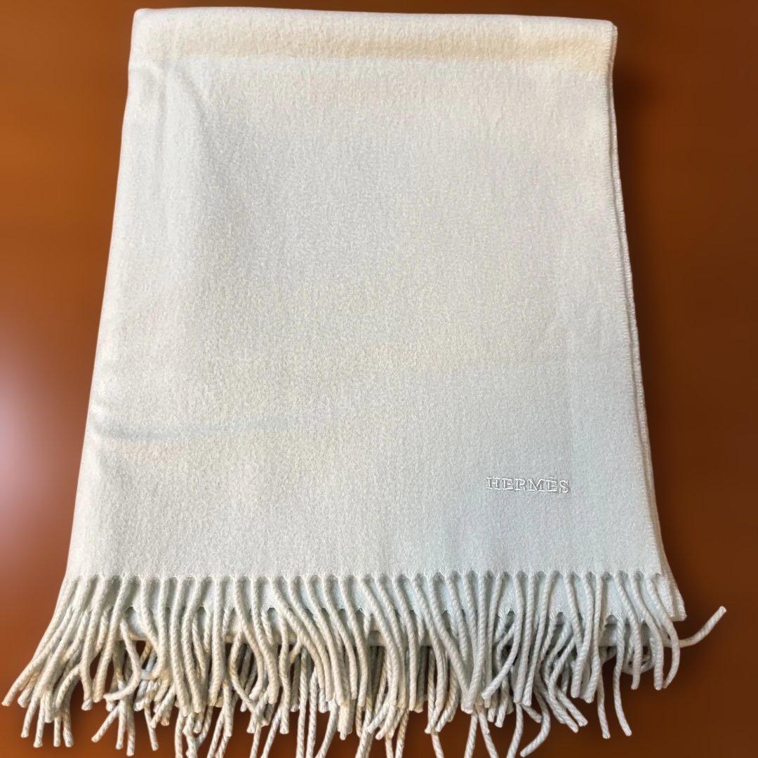 HERMESカシミアウールストール