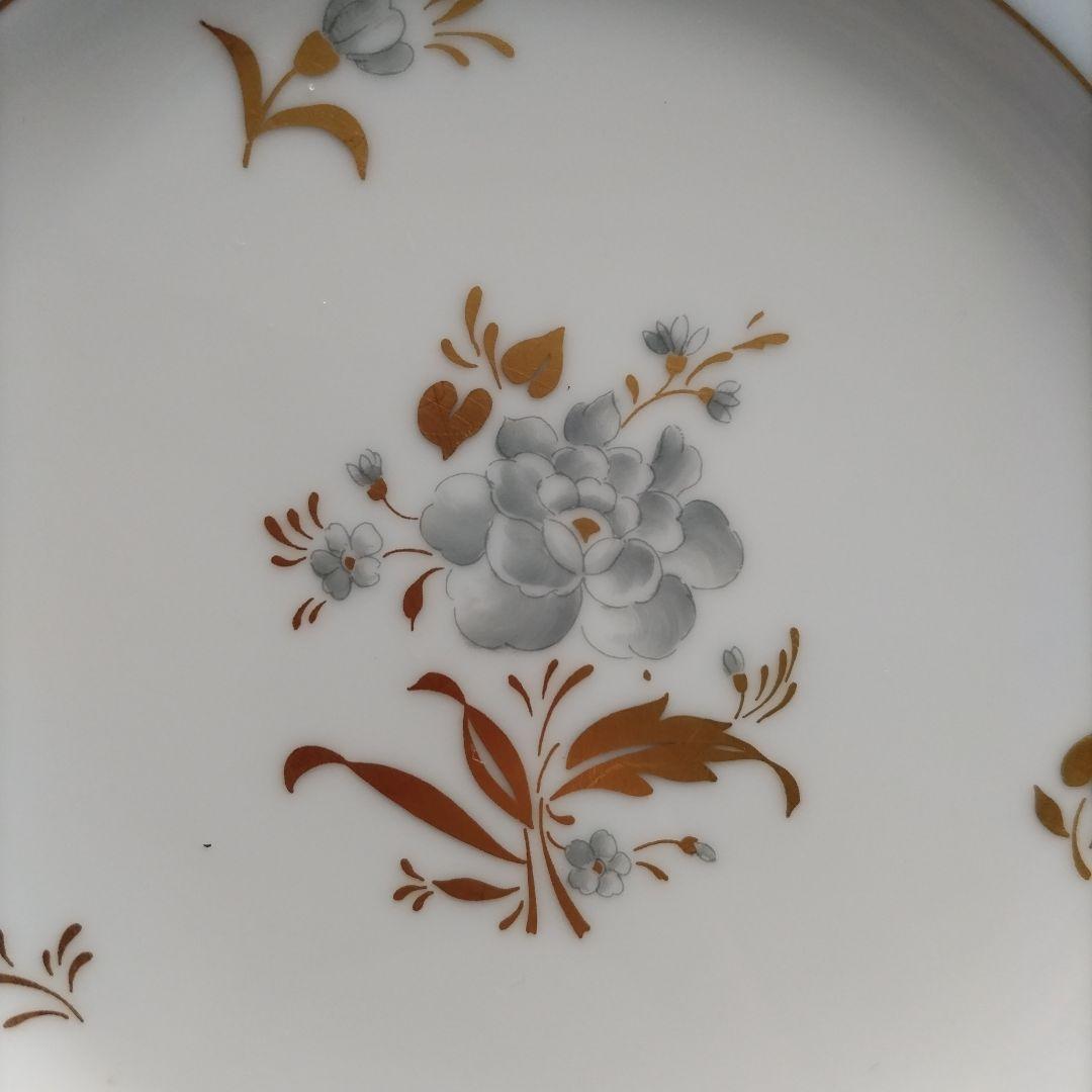 【１枚欠け補修有】ビングオーグレンダール　B&G　ケーキ皿　４枚セット