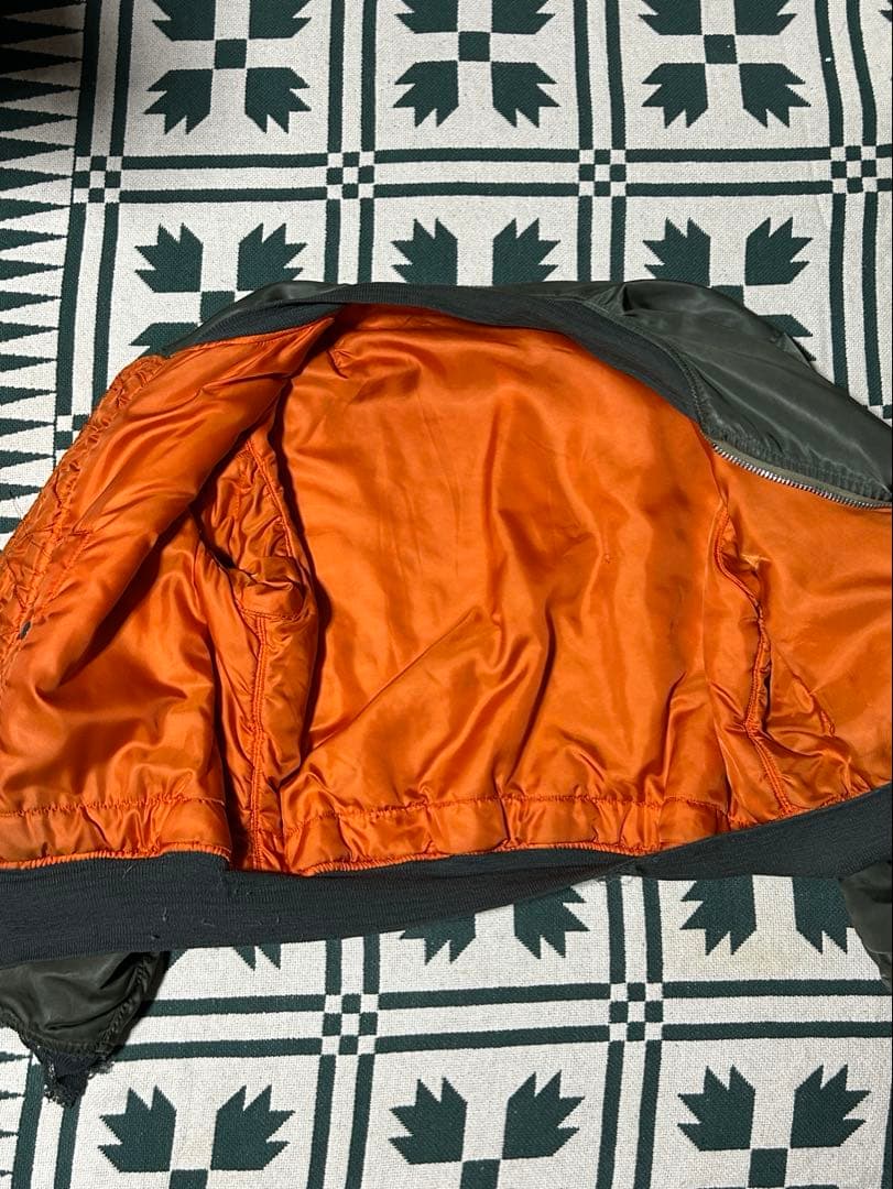 【70s ビンテージ】 MA-1 フライトジャケット 中期モデル 米軍実物