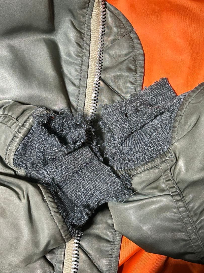 【70s ビンテージ】 MA-1 フライトジャケット 中期モデル 米軍実物