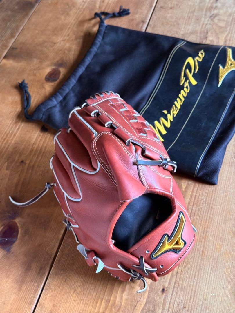 ミズノプロ　軟式オプションオーダー　投手用　日本製(HAGA JAPAN)