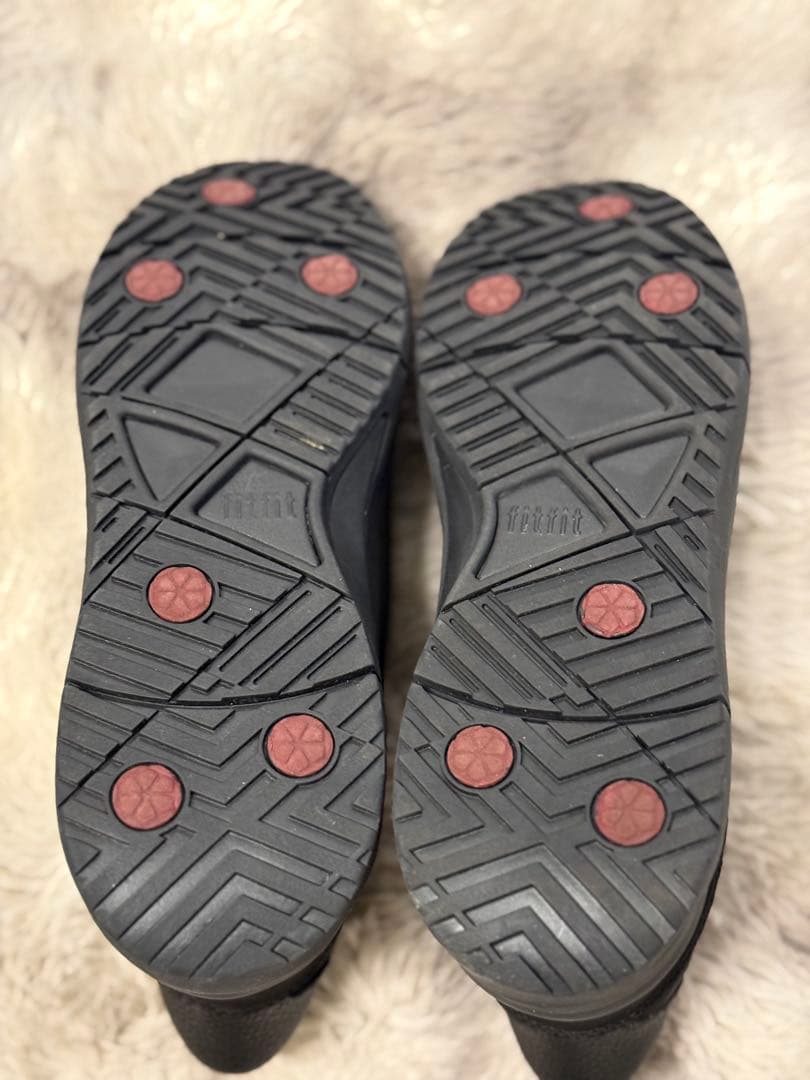 【✨️美品✨️】fitfit 撥水 ハンズフリースニーカー ブラック 25cm