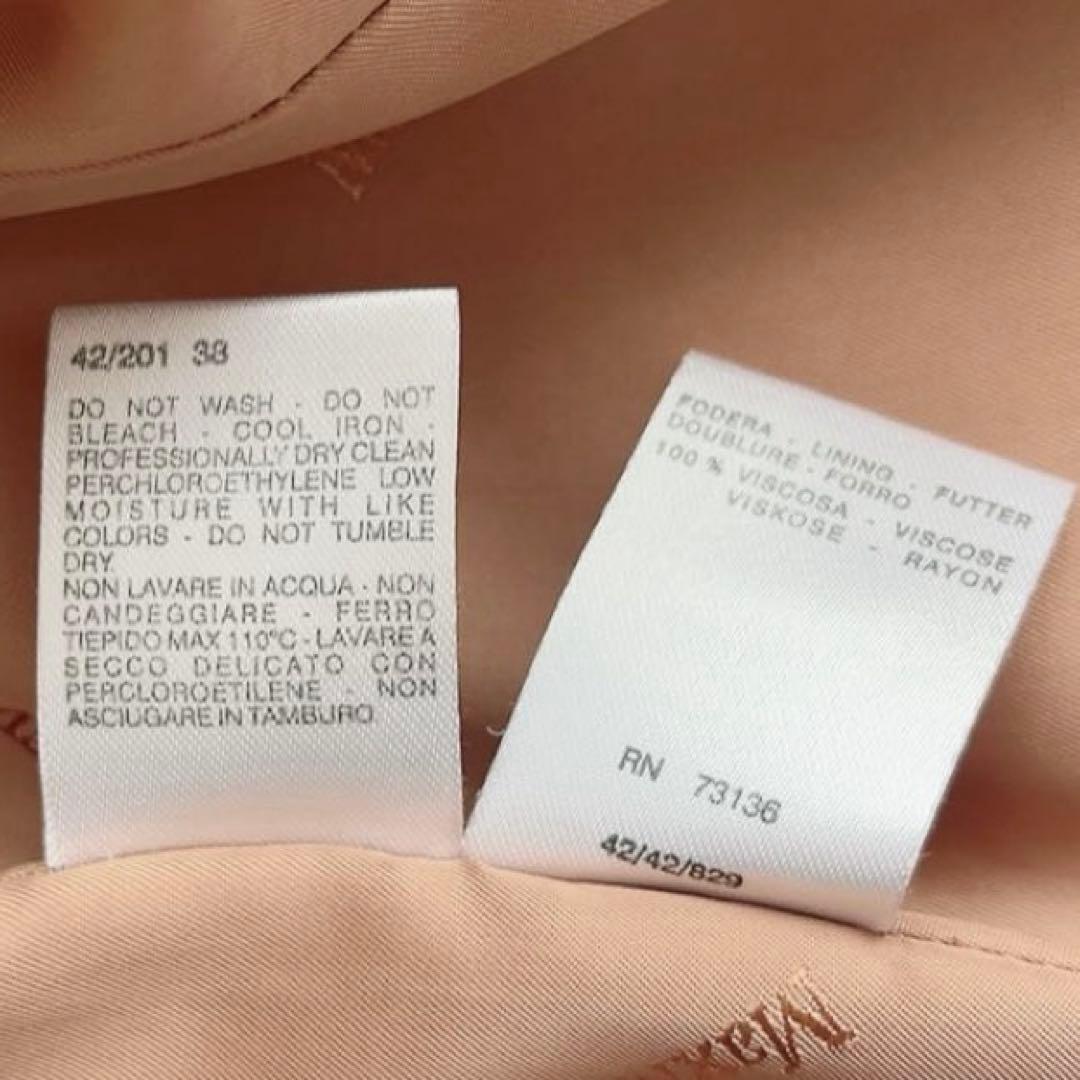 極美品　Max Mara 銀タグ　ウールチェスターコート　ベージュ　ロング