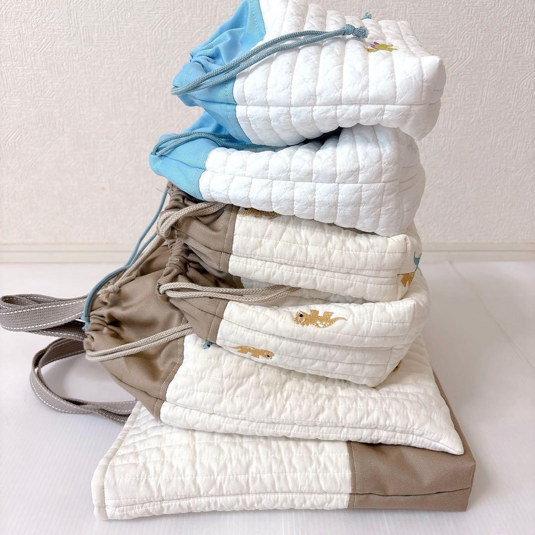 レッスンバッグ 体操着入れ　コップ袋✖️2給食袋✖️2 ランチョンマット✖️2