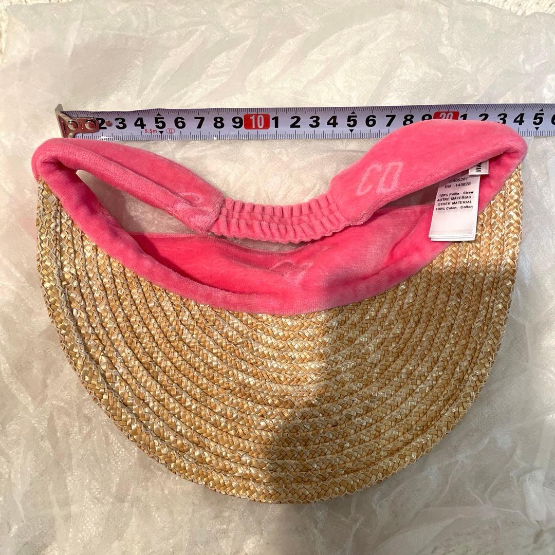 試着のみ　baby DIOR サンバイザー　キャップ帽子　キッズ