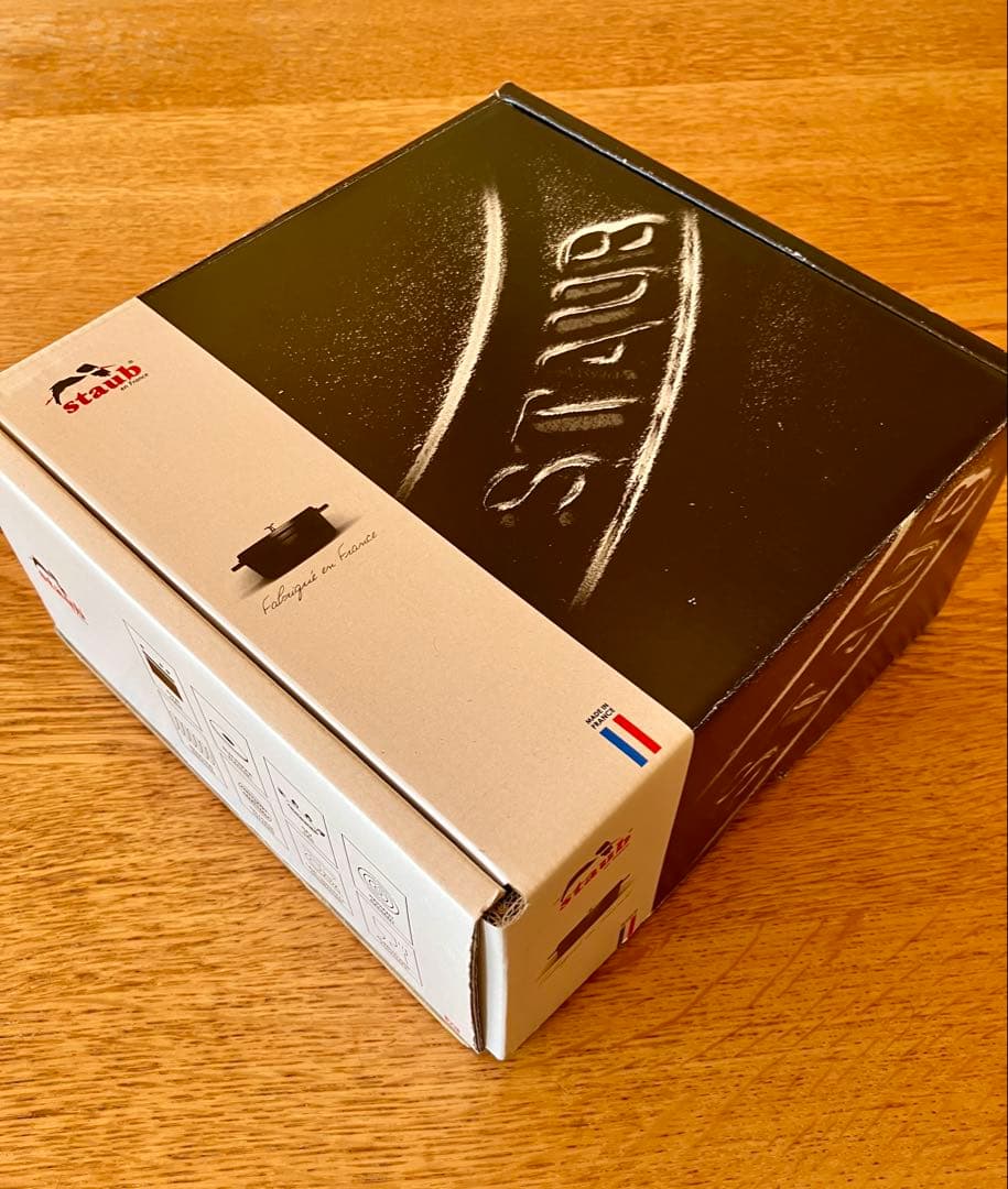 【新品未使用】ストウブ Wa-NABE 16cm ブラック 箱付