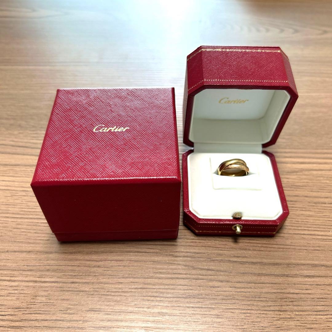 m*1様 Cartier トリニティリング　クラシックモデル　PG WG YG