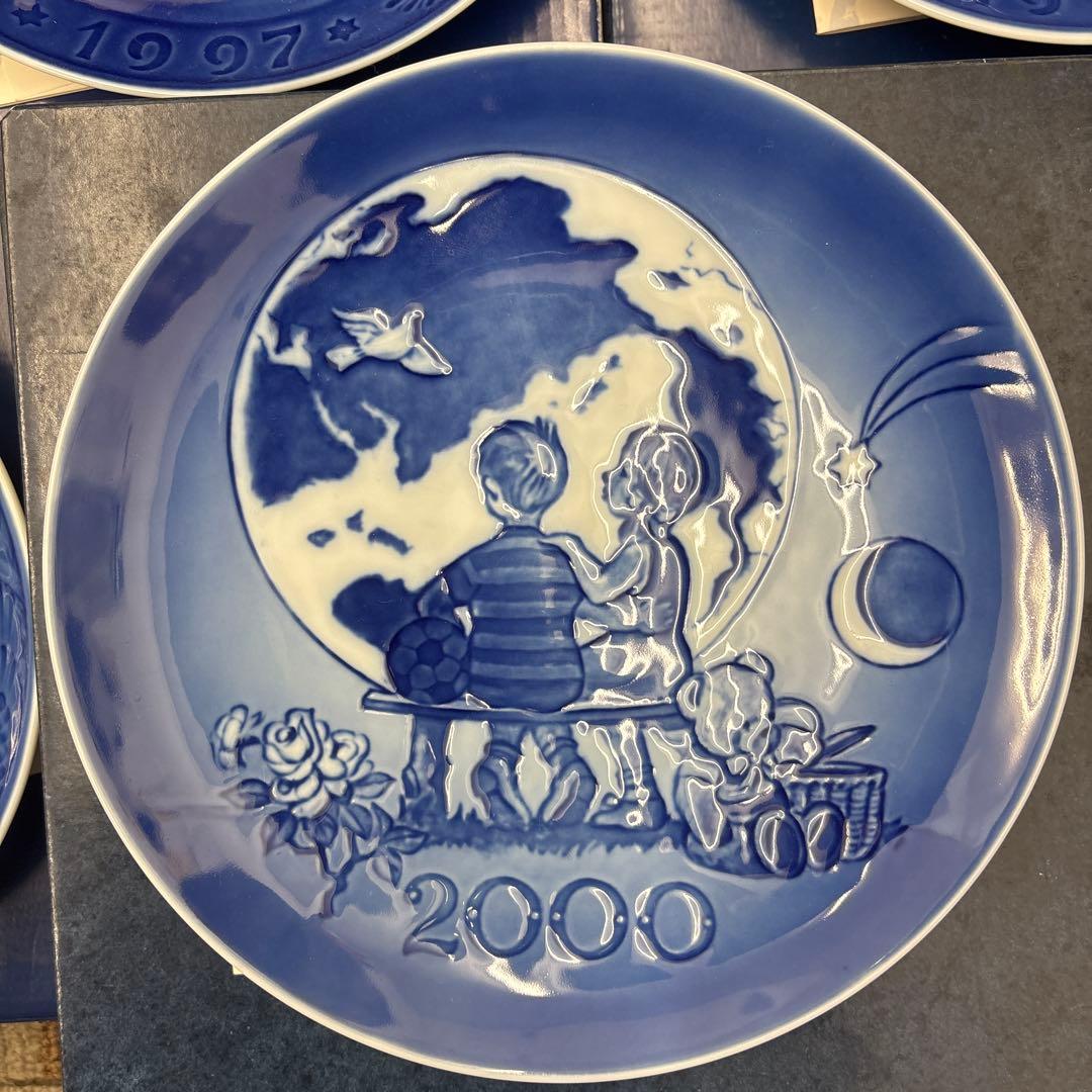 ロイヤルコペンハーゲン イヤープレート 1990-2000 11枚セット 未使用